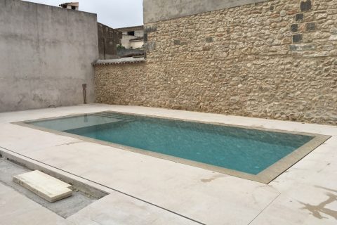 Construcció de piscina